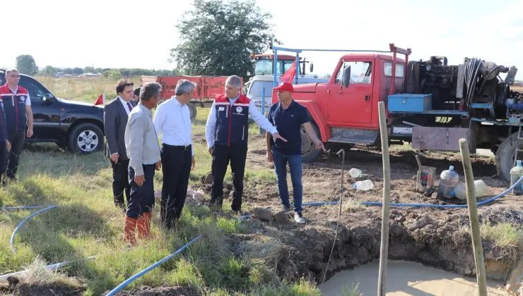 Çeltiğe “Can Suyu” Mesaisi