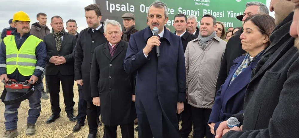 OSB Hizmet Binasının Temeli Törenle Atıldı.