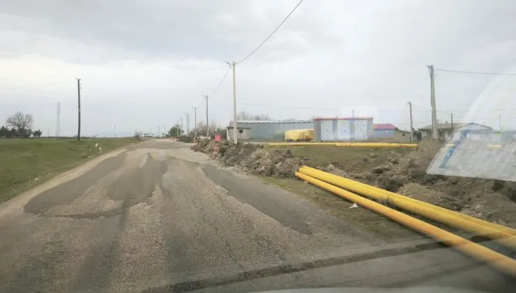 OSB’de doğal gaz boru hattı çekiliyor