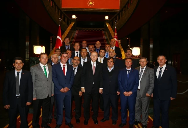 İpsala?dan 4 Muhtar Saray Toplantısına Katıldı.