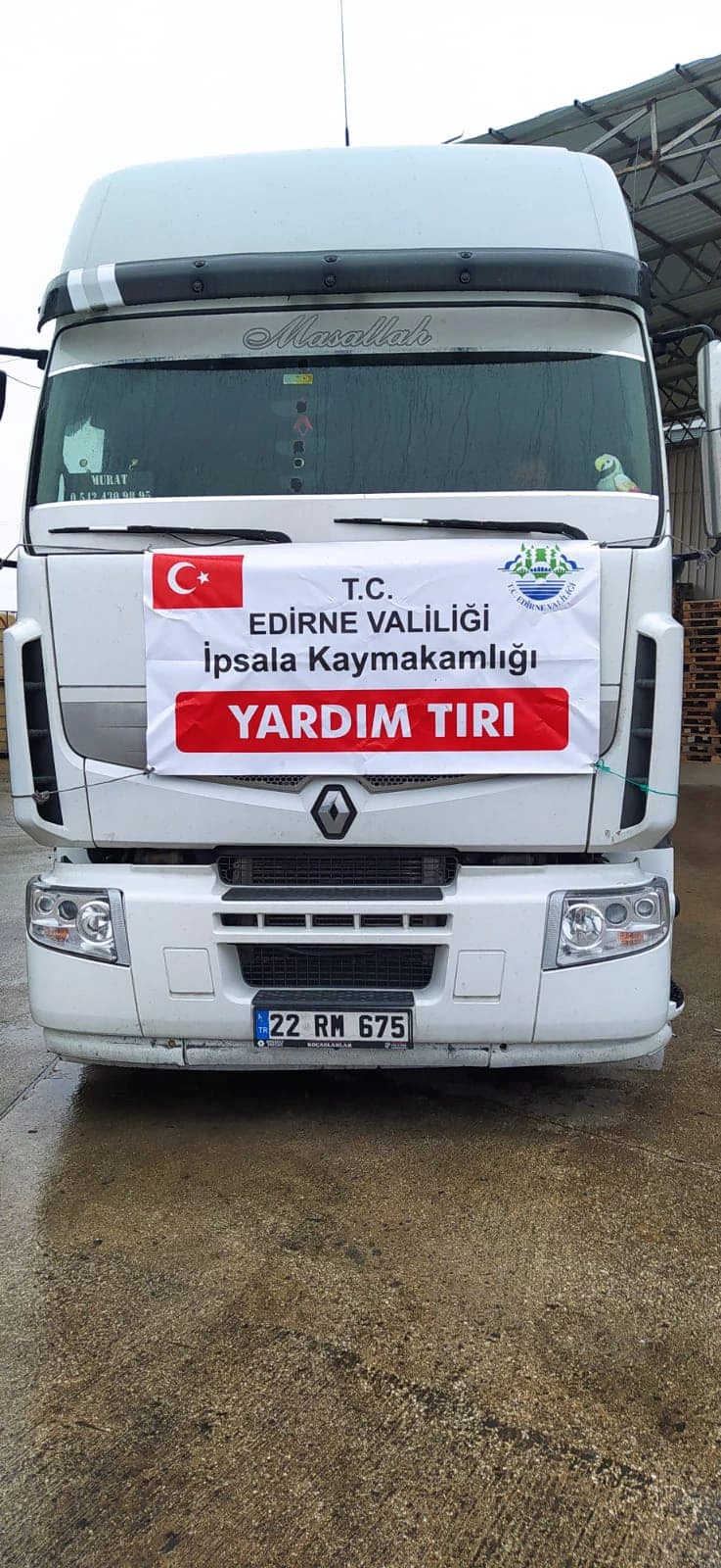 İpsala’dan Deprem Bölgesine 21 Ton Pirinç Gönderildi.