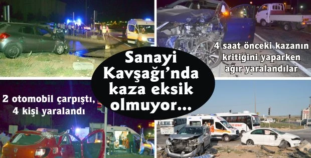 Keşan Kavşak?ta Kaza Eksik Olmuyor