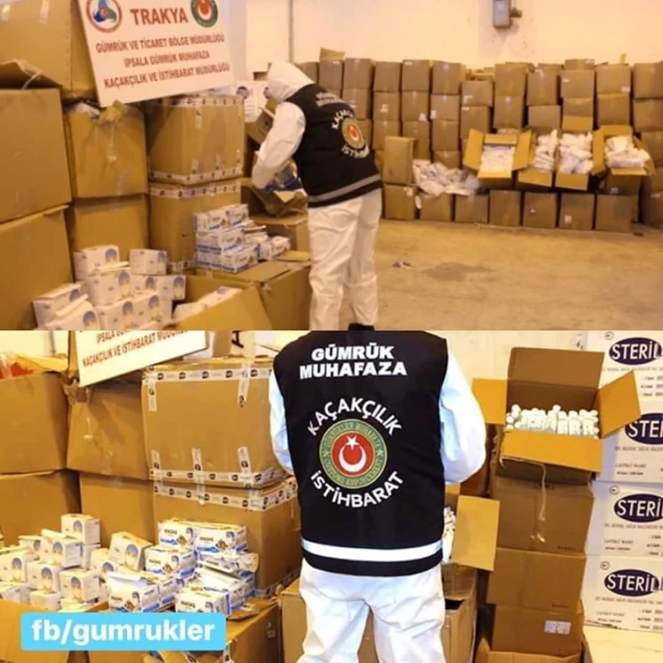 Gümrükte Korona Virüs Operasyonu