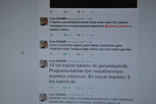 Özdemir, Teşekkür Ett