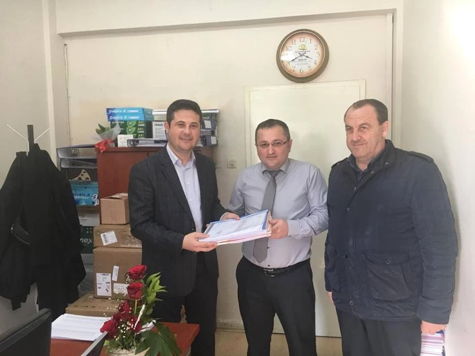 Listeler Teslim Edildi.