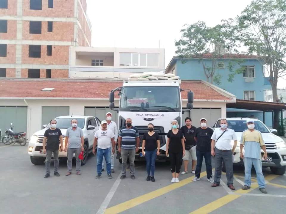 İpsala Pirinci Afet Bölgesine Ulaştı