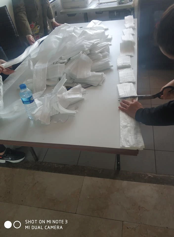 Kolcu, ”Günde 1100 Maske Ürettik”