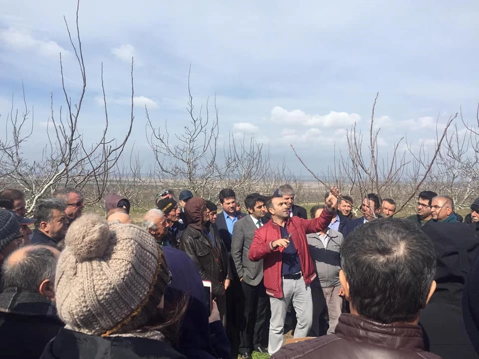 Karaağaç Köyünde Ceviz Üreticilerine Sunum Yapıldı.