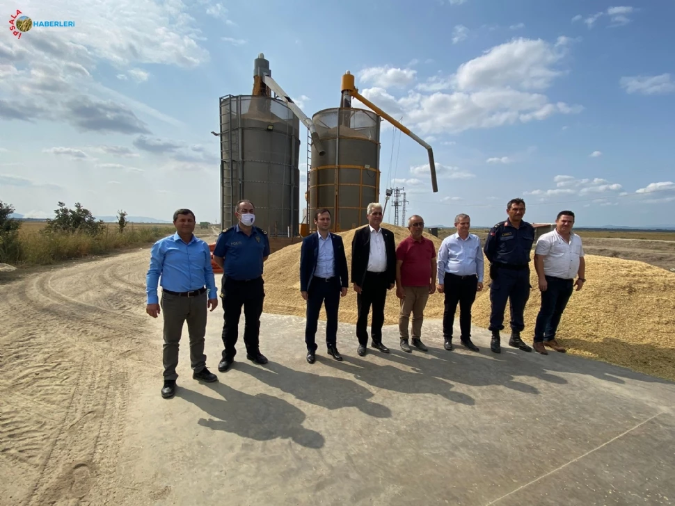 Çeltik Harmanını Ziyaret Ettiler.