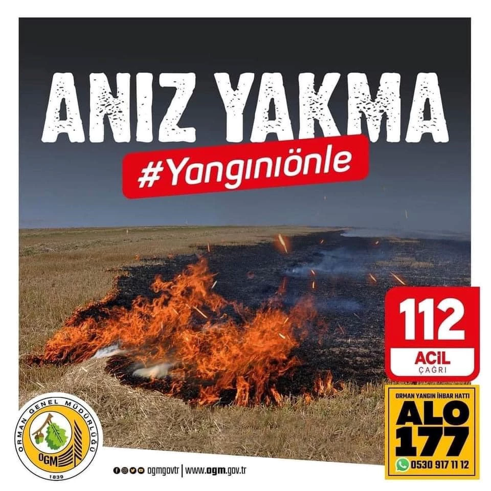 Anızları Sakın Yakmayın!