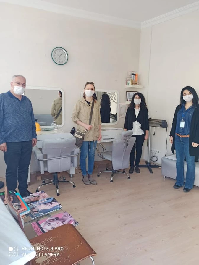 Berber ve Kuaförler Bilgilendirildi.