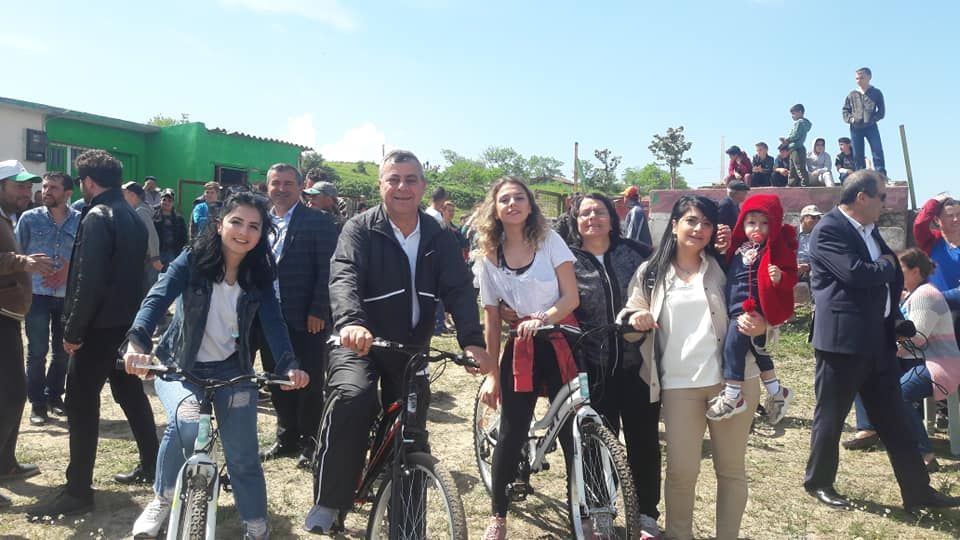 Yenikarpuzlu’da Bisiklet Şenliğine Yoğun İlgi