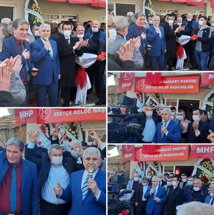 MHP'nin Esetce Belde Teşkilatı Törenle Açıldı.