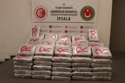 603 kilo 464 gram skunk ele geçirildi