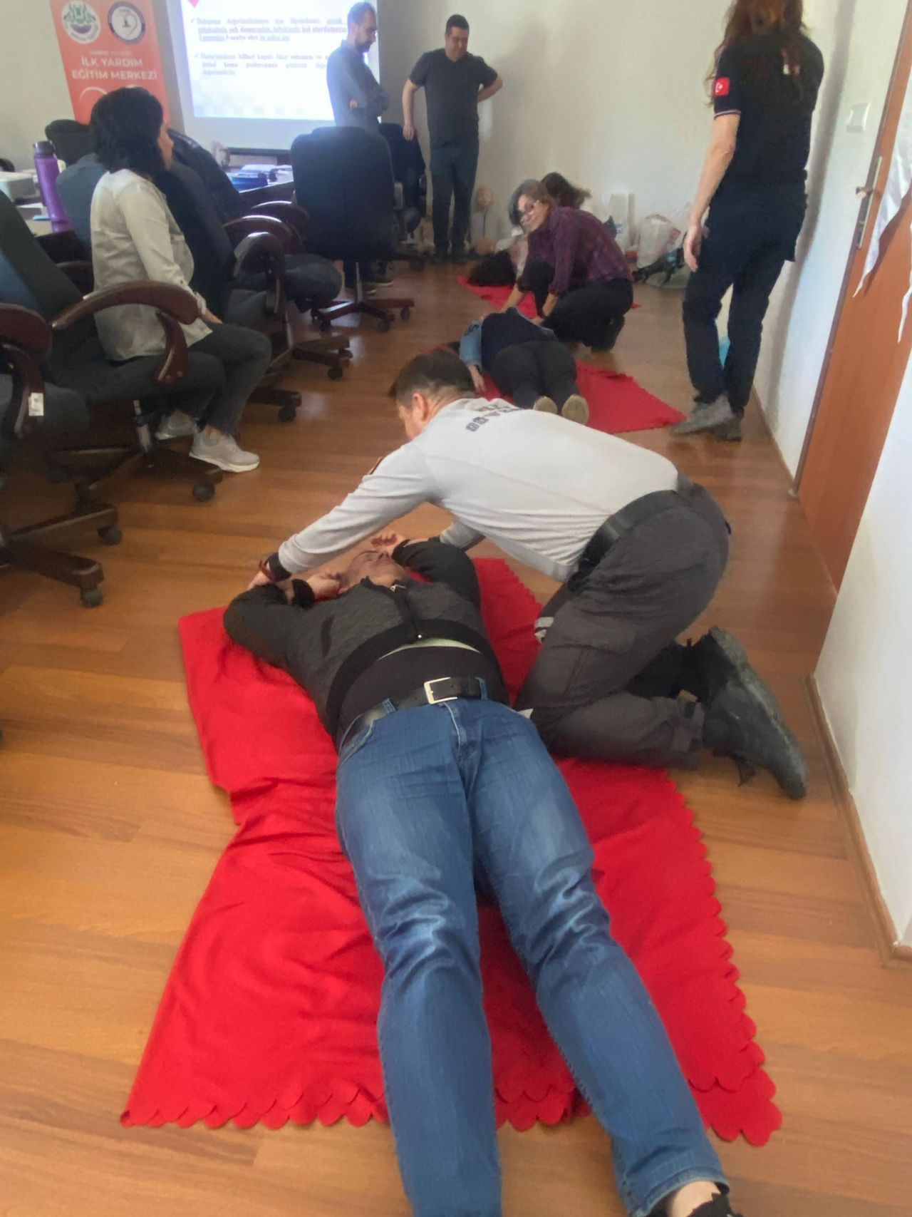 Yüksekokulda İlkyardım Eğitimi Verildi.