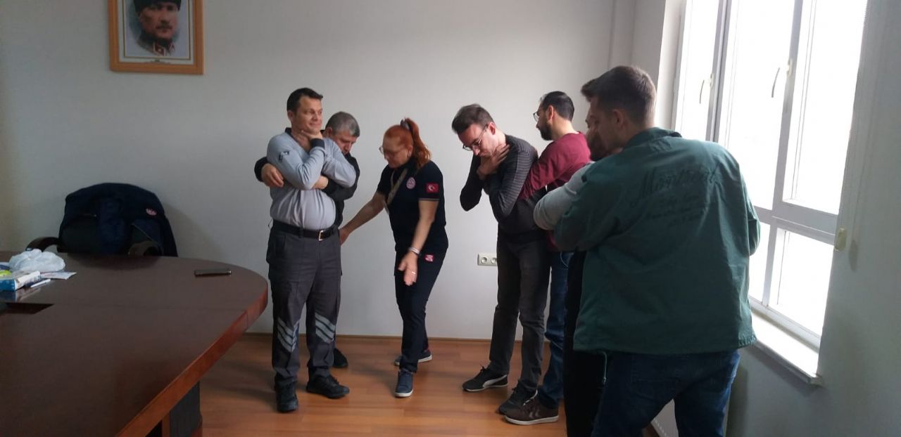 Yüksekokulda İlkyardım Eğitimi Verildi.