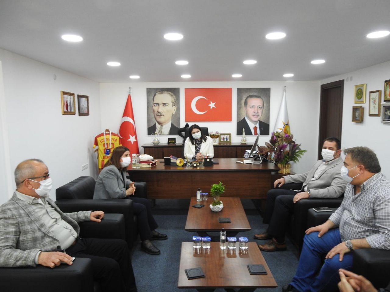 Çeltikçilerden İba’ya teşekkür ziyareti