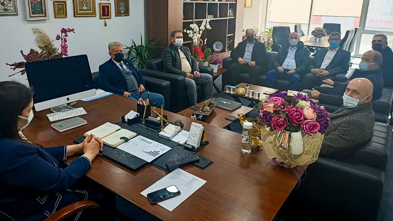 Ziraat Odaları İba’yı Ziyaret Etti.