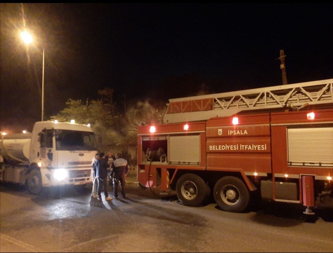 Metruk Evde Yangın Çıktı