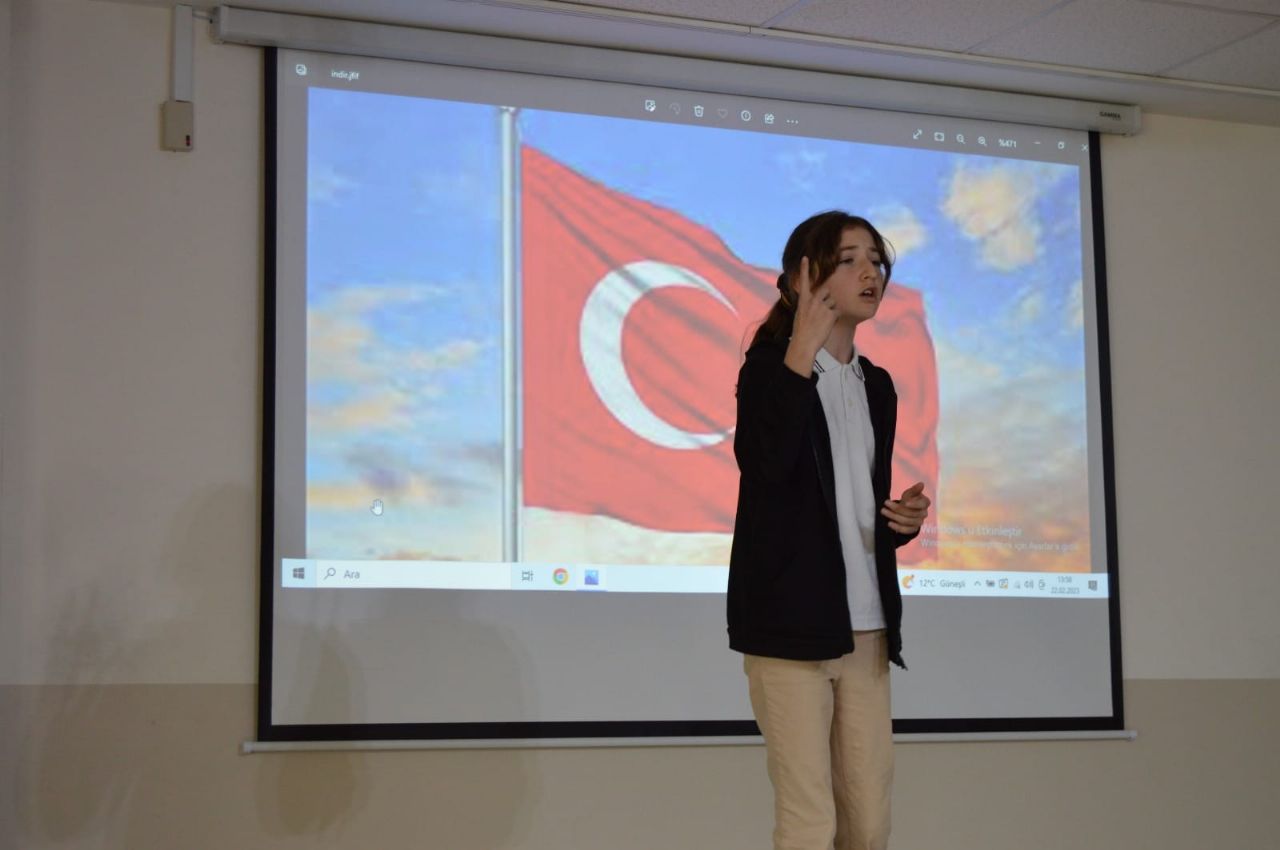 İstiklal Marşı’nı Ezbere Güzel Okuma Yarışması Yapıldı.