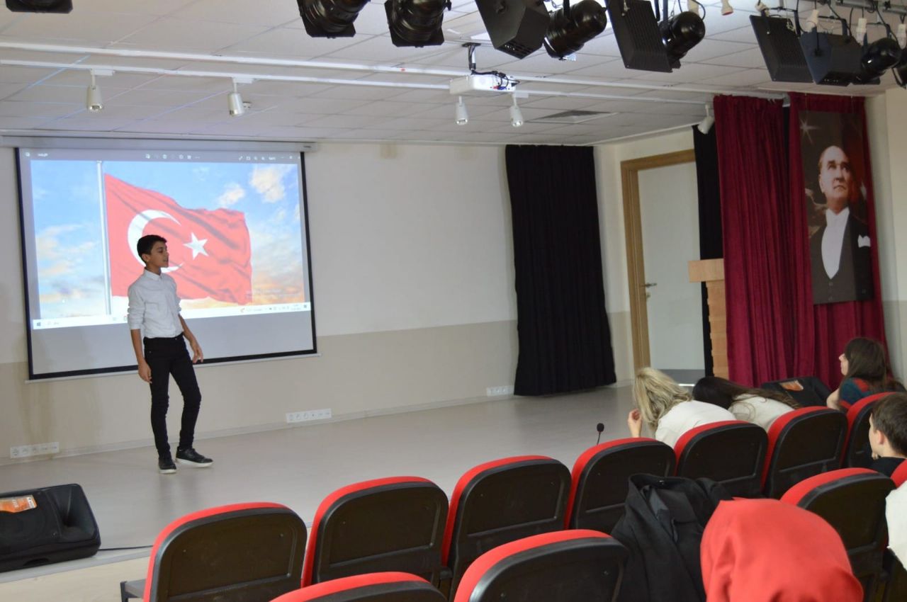 İstiklal Marşı’nı Ezbere Güzel Okuma Yarışması Yapıldı.