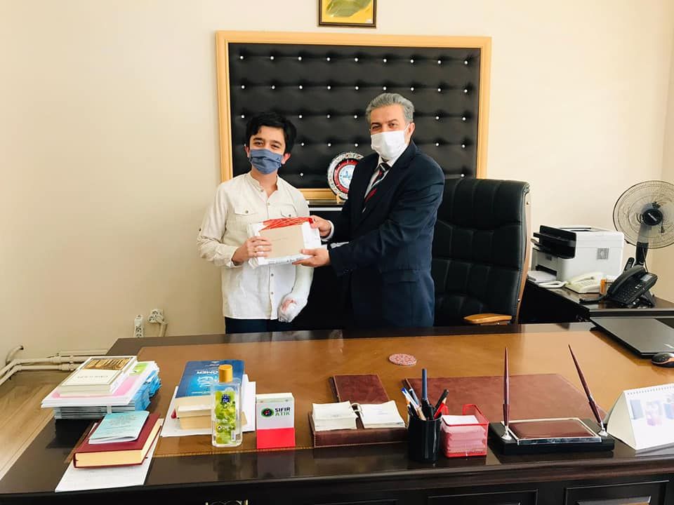 Dereceye Giren Öğrencilere Ödülleri Verildi.