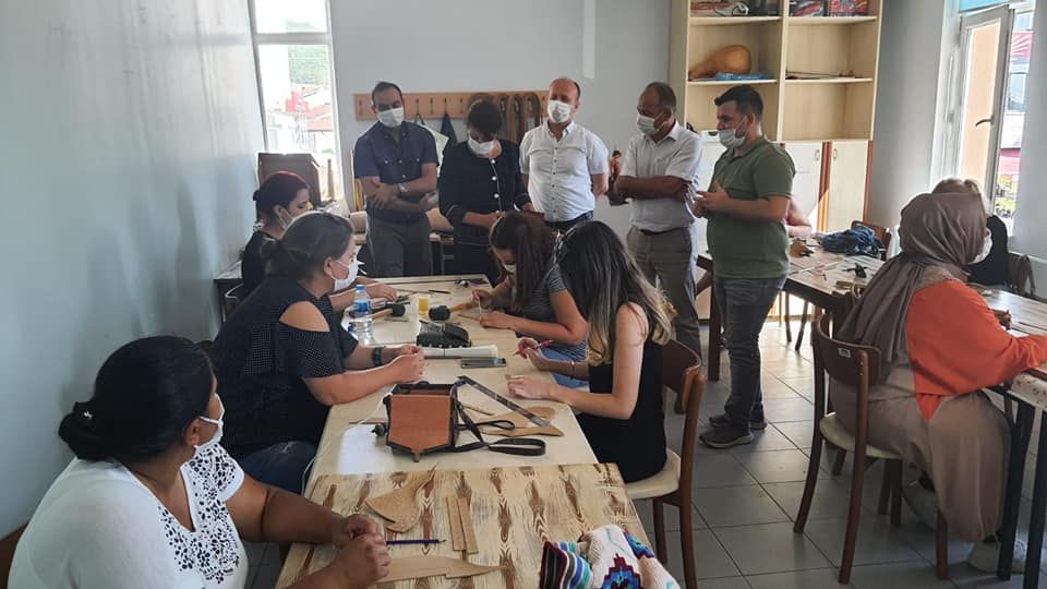 Çildam, Halk Eğitimi Merkezini Ziyaret Etti.